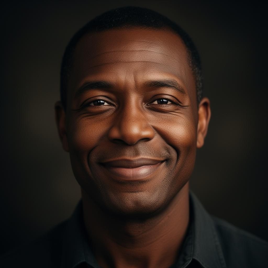 Portrait representing James, 41